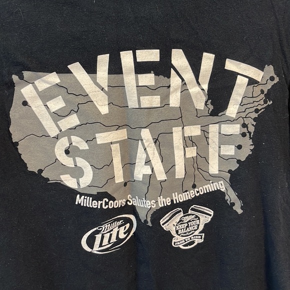 Miller Brewery 100% cotton black beer shirt small - Picture 5 of 5